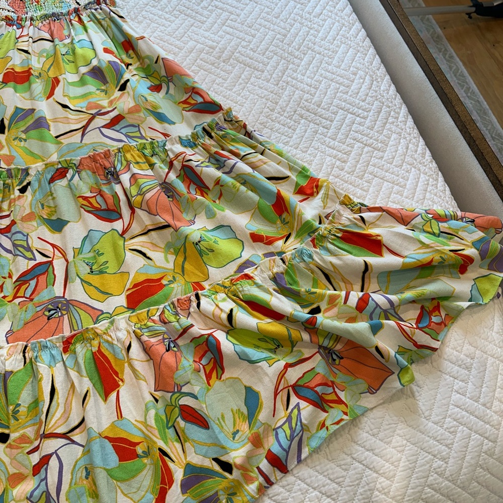 Karlie Orange Red Maxi Sundress - Picture 7 of 11